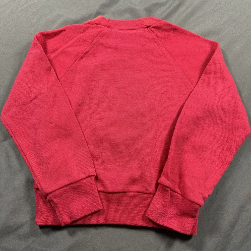 Disney Vintage 80s Sunday Comics Minnie Mouse Crewneck Longsleeve 4T/5T RARE‎